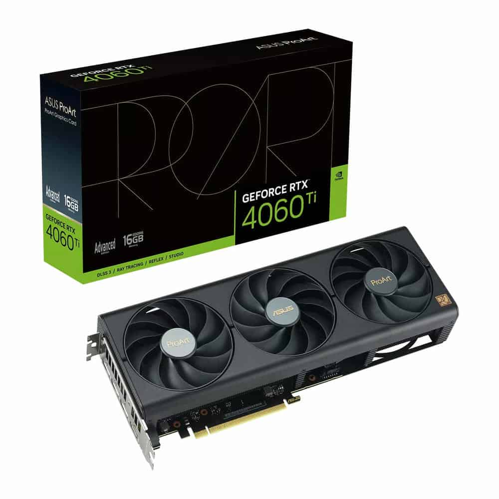 ASUS NVIDIA GeForce RTX 4060 Ti 16GB ProArt Advanced Ada Lovelace Graphics Card